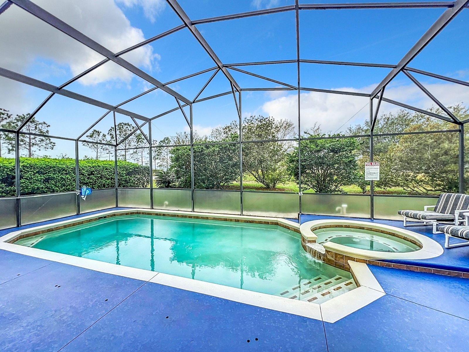 Beach theme vacation home with pool and spa near Disney World Orlando