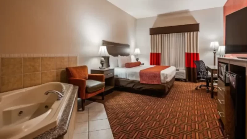 Best Western Plus Memorial Inn Suites Oklahoma City jacuzzi suite most affordable