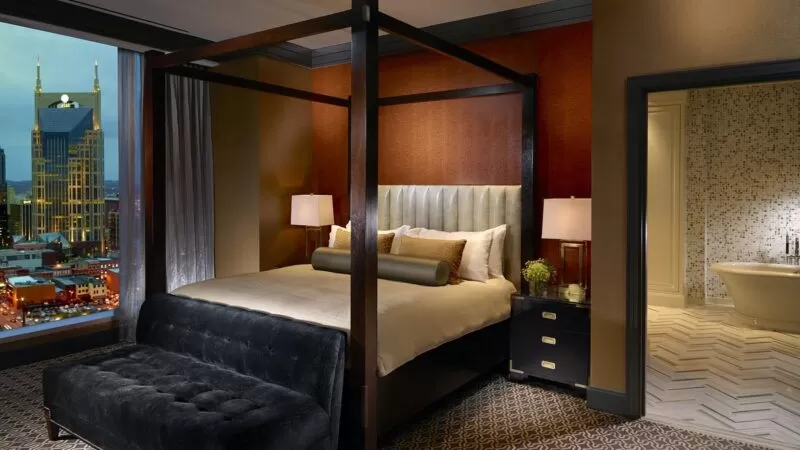 Omni Nashville Hotel jacuzzi suite downtown best overall