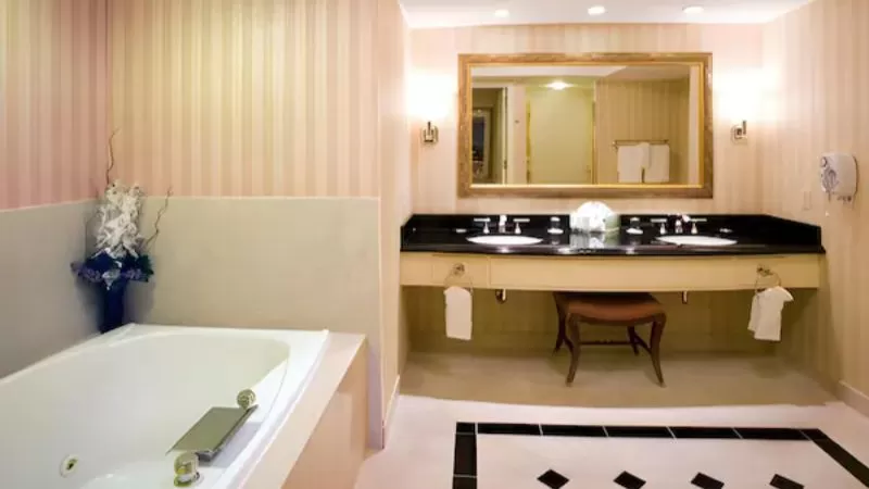 Resorts Casino Hotel Atlantic City jacuzzi suite Boardwalk historic