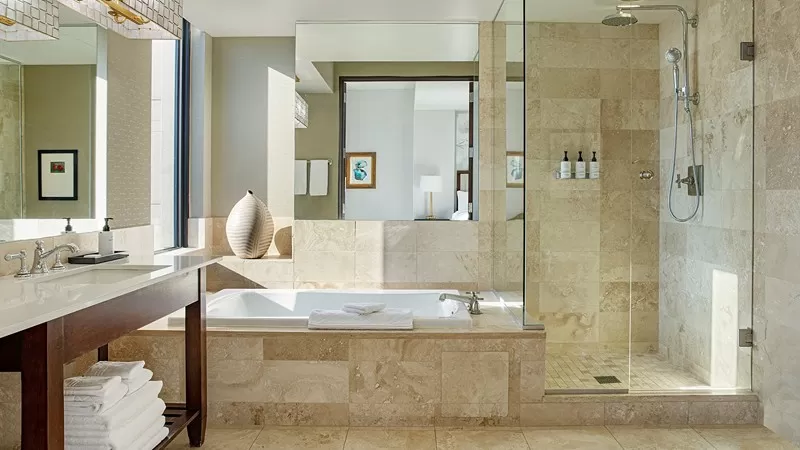 Hotel Ivy Luxury Collection Minneapolis soaking tub suite downtown
