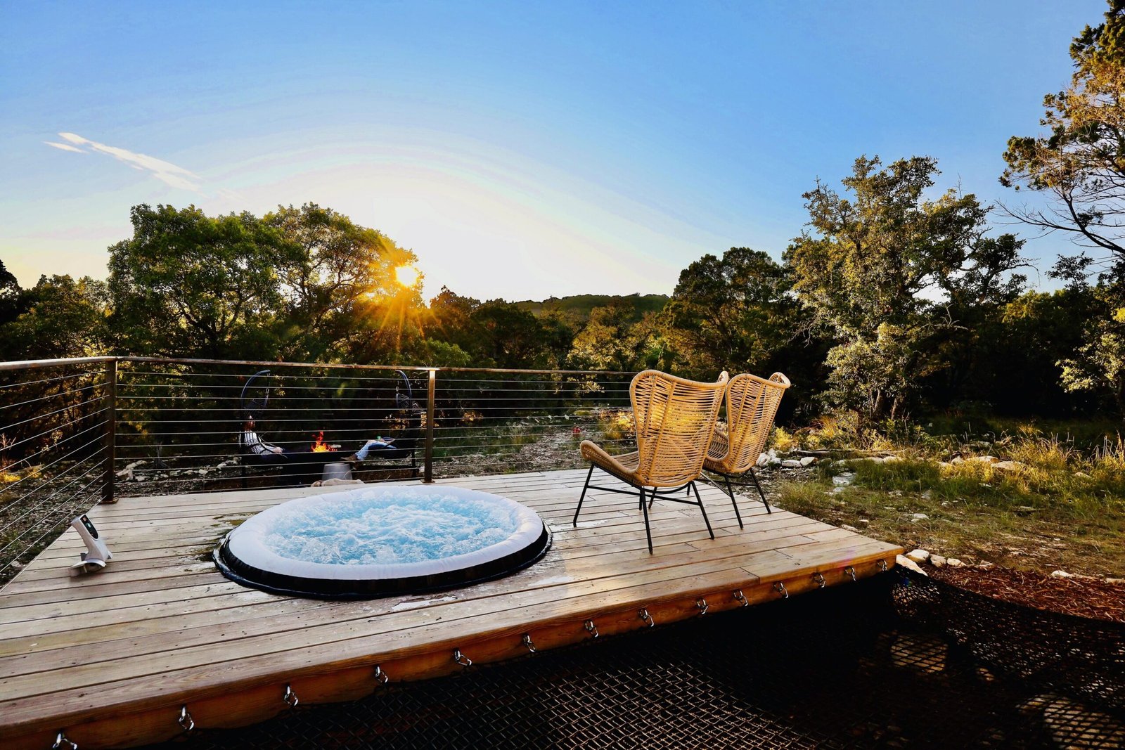 Missing Hotel jacuzzi glamping tent highest-rated stay