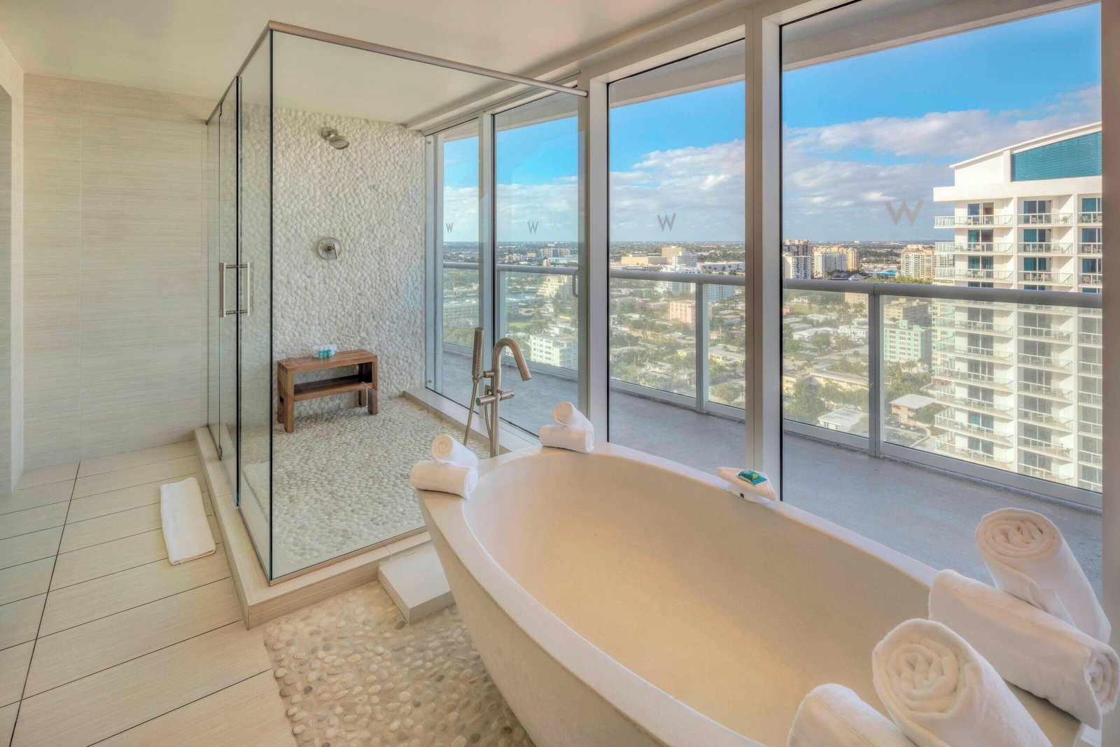 W Fort Lauderdale jacuzzi suite best beachfront stay